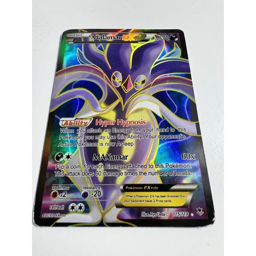 Pokémon Malamar EX TCG Full Art Ultra Rare XY Phantom Forces 115/119